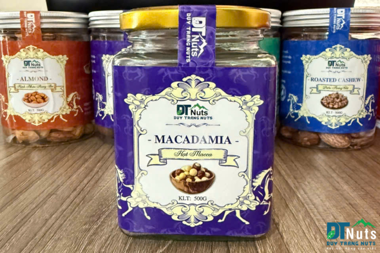 Hạt macca hũ sành