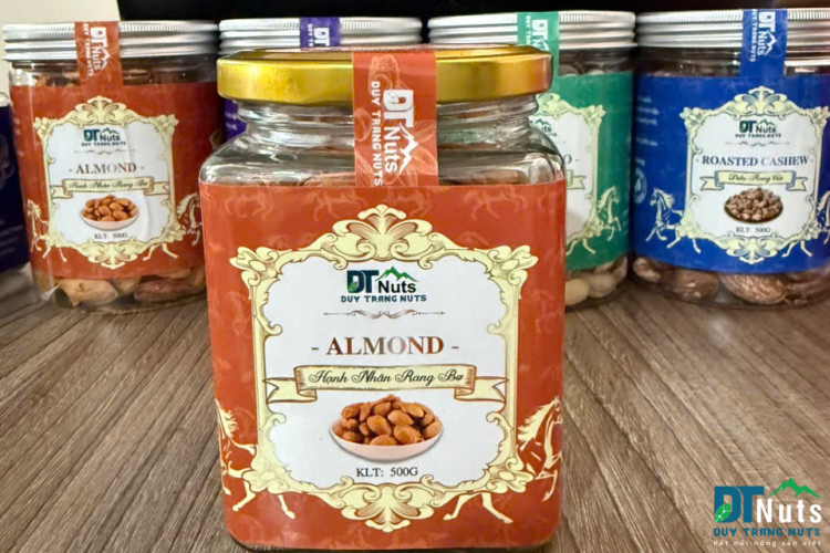 Hạnh nhân rang bơ hũ sành